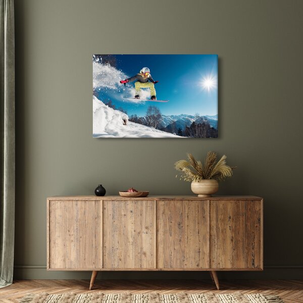Slika - Snowboarder (90x60 cm)