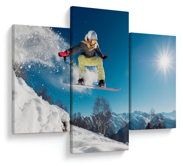 Slika - Snowboarder (90x60 cm)
