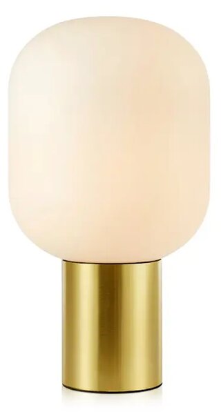 BROOKLYN STOLNA LAMPA 44CM BRUŠENO STARO ZLATO/BIJELA E27 MA107868