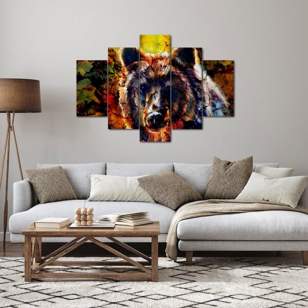 Slika - Slikani medvjed (150x105 cm)