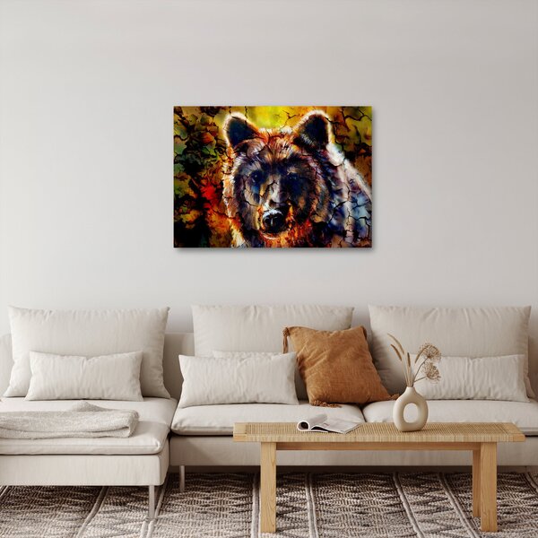 Slika - Slikani medvjed (70x50 cm)
