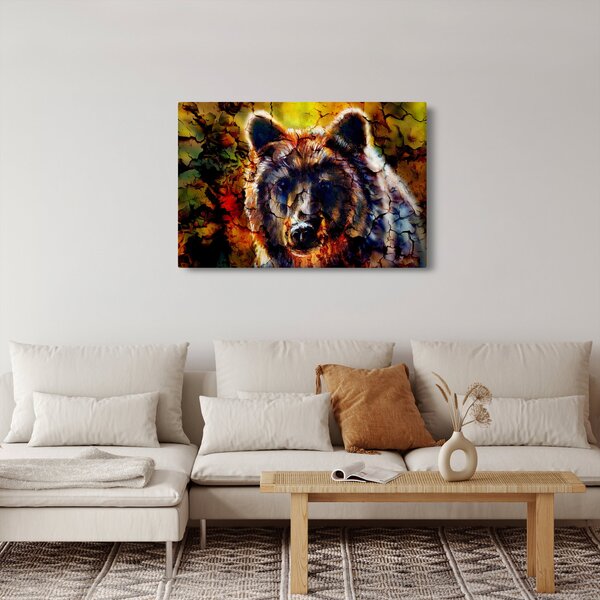 Slika - Slikani medvjed (90x60 cm)
