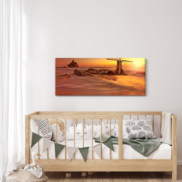 Slika - Zalazak sunca (120x50 cm)
