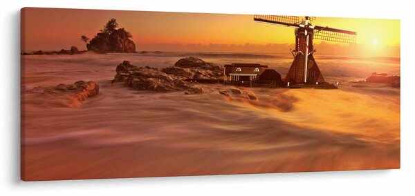 Slika - Zalazak sunca (120x50 cm)