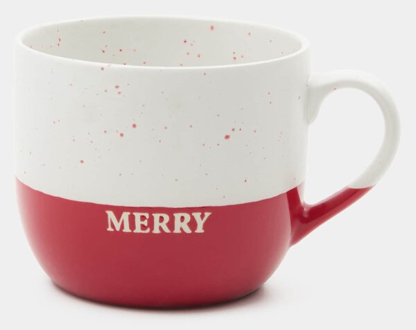 Sinsay - Božićna šalica s natpisom „Merry Christmas“