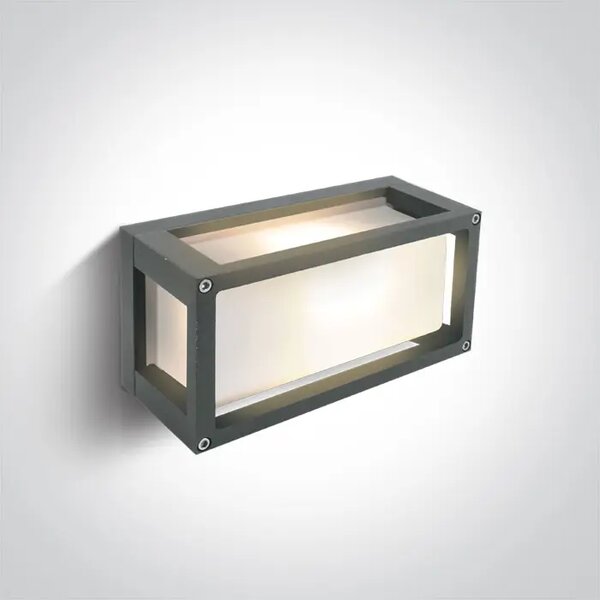 ZIDNA SVJETILJKA 1×E27/15W/240V IP54 SIVA DM67420/G