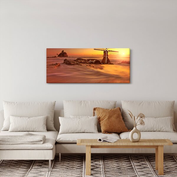 Slika - Zalazak sunca (120x50 cm)