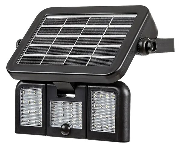 LIHULL SOLARNA SVJETILJKA LED 9,6/CRNA/IP44/500lm RA77020