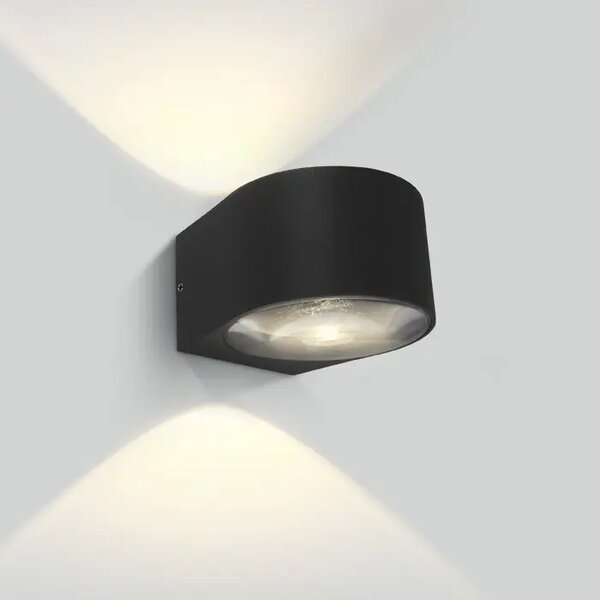ZIDNA SVJETILJKA COB LED 2X6W WW IP65 230V ANTRACIT DM67480B/AN/W