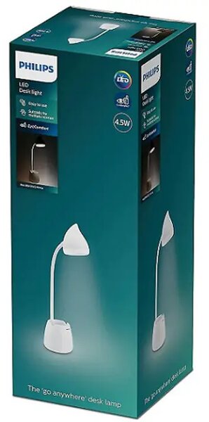 Hat DSK213 PHILIPS STOLNA LAMPA BIJELA PT 4.5W 40K USB 8719514443778