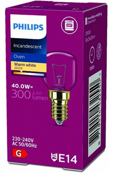 ŽARULJA ZA PEĆNICU PHILIPS 40.0W E14 230-240V T29 OV 8719514432550
