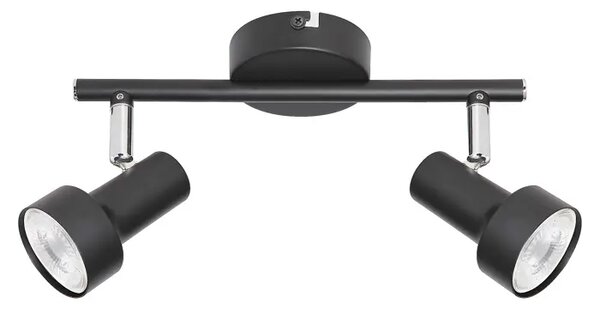 KONRAD REFLEKTOR GU10 2X MAX 50/CRNA/IP20 RA5323