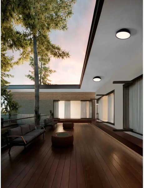 SKY VANJSKA PLAFONJERA LED 15Watt 220-240Volt 1197Lm IP65 3000K CRNA NL9030823