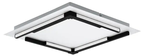 PLAFONJERA 1xLED 25W, SD, KOCKA, CRNO/BIJELA ZAMPOTE 900329