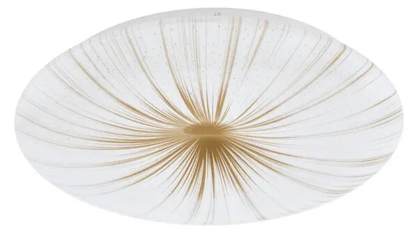 PLAFONJERA 1xLED 19,5W, PROM 410, BIJELA/ZLATNA NIEVES 1 900499