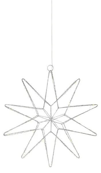 GLEAM VISILICA ZVIJEZDA SREBRNA BOJA 20x0,03W/LED/3,5m MA705750
