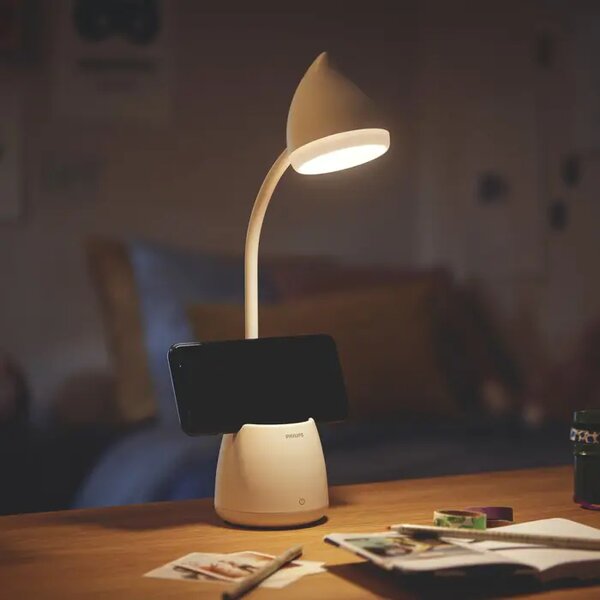 Hat DSK213 PHILIPS STOLNA LAMPA BIJELA PT 4.5W 40K USB 8719514443778