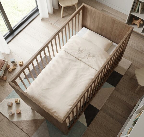 Posteljina Lia Organic MINI - Krem