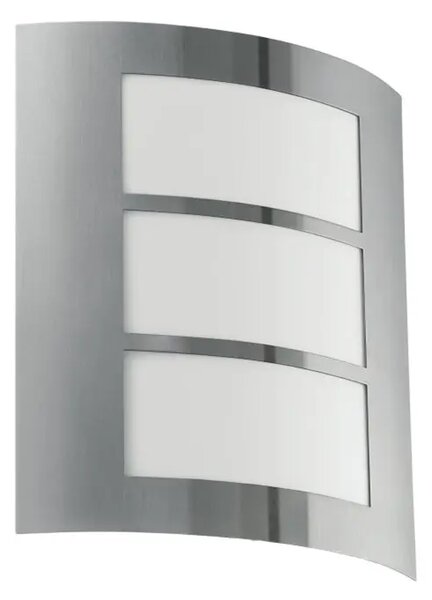 VANJSKA ZIDNA LAMPA 1xE27 INOX CITY 88139