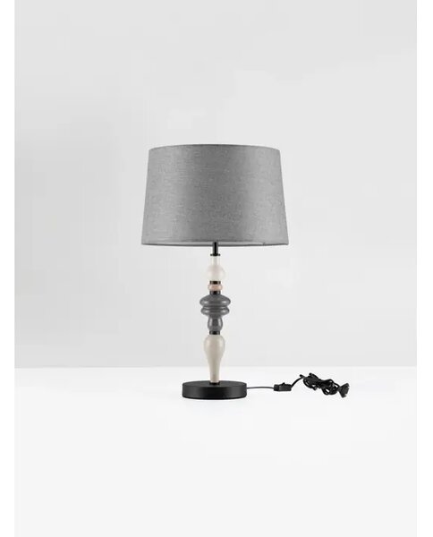 DAMO STOLNA LAMPA E27/12W/SIVA & SMEĐA NL9009151