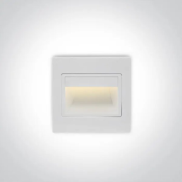 UGRADBENA ZIDNA SVJETILJKA LED/1,5W/3000K/240V IP20 BIJELA DM68007/W/W