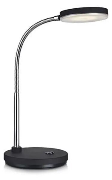 FLEX STOLNA LAMPA 1L BLACK/CHROME DIOD/LED MA106467