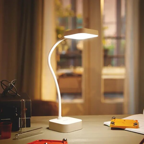 ROCK PHILIPS LED stolna lampa DSK211 PT 5W 50K W USB 8719514443815