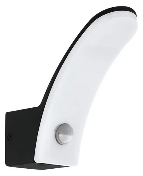 VANJSKA ZIDNA LAMPA LED 11W, 1500lm, SA SENZOROM, CRNA/BIJELA FIUMICINO 98149