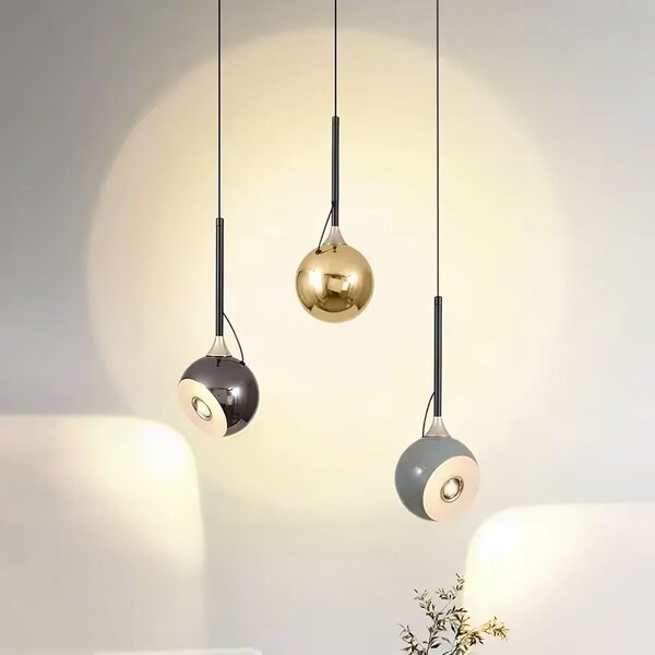 Lampa Viseća LED G087-1CP BLACK CHROME
