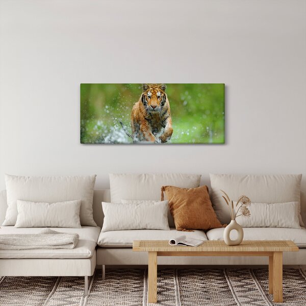 Slika - Tigar koji trči (120x50 cm)