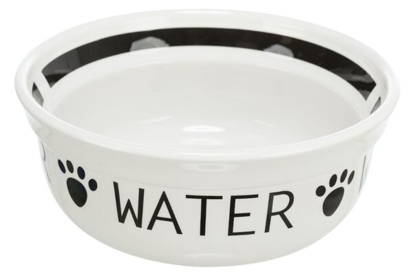 Trixie posuda keramička Water bijelo-crna 0,25 l