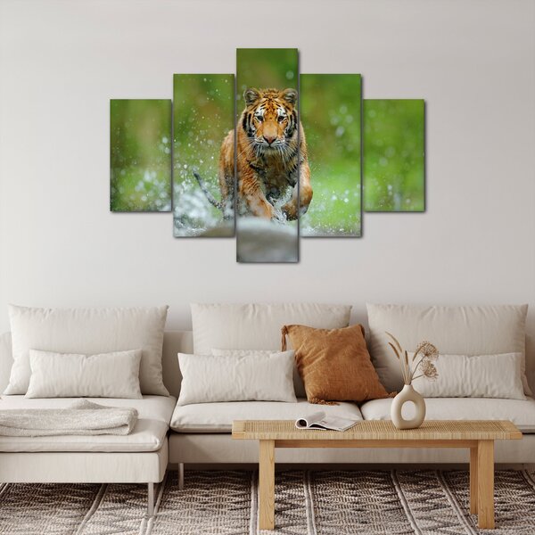 Slika - Tigar koji trči (150x105 cm)