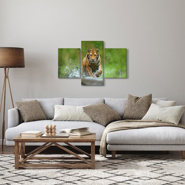 Slika - Tigar koji trči (90x60 cm)