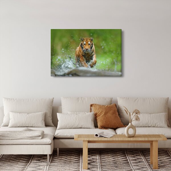 Slika - Tigar koji trči (90x60 cm)