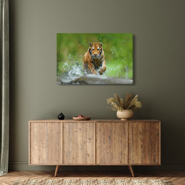 Slika - Tigar koji trči (90x60 cm)