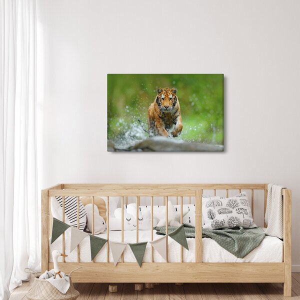 Slika - Tigar koji trči (90x60 cm)