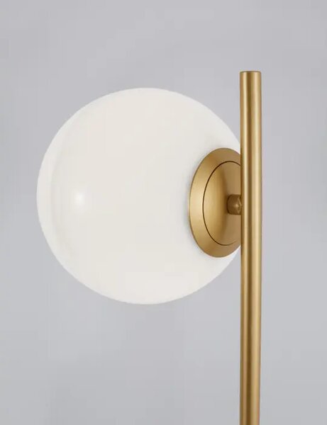 CANTONA STOLNA LAMPA G9 /IP20/MESING ZLATNA & BIJELA NL9960618