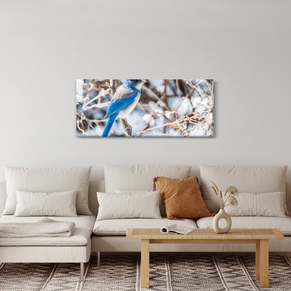 Slika - Zimska ptica (120x50 cm)