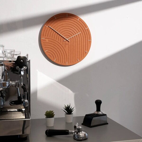 Zidni sat Luxhora Arcadia Orange 8 boja kazaljki