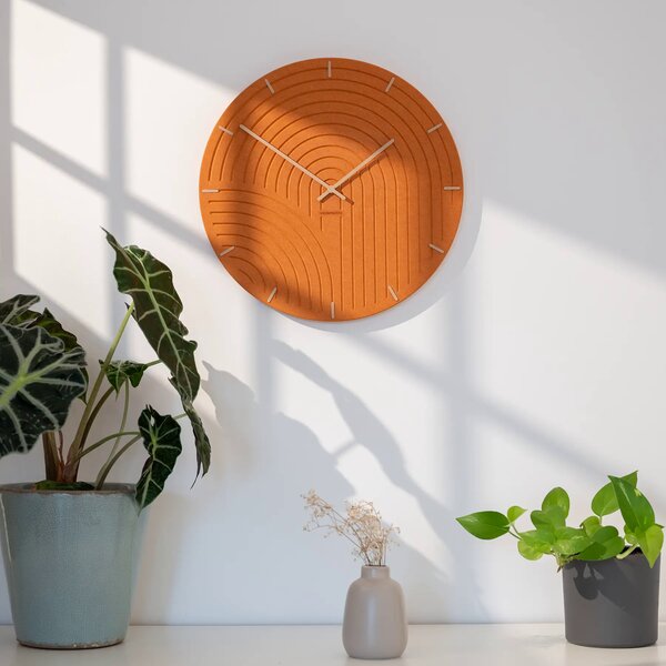 Zidni sat Luxhora Arcadia Orange 8 boja kazaljki