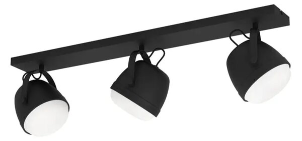 PLAFONJERA 3x E27 D-890, CRNA/BIJELA UPANEMA 390045