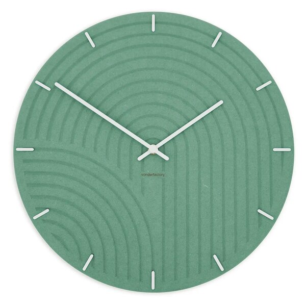 Zidni sat Luxhora Arcadia Mint Green 9 boja kazaljki