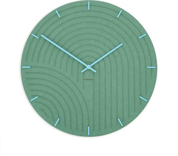 Zidni sat Luxhora Arcadia Mint Green 9 boja kazaljki