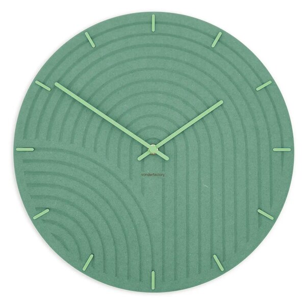 Zidni sat Luxhora Arcadia Mint Green 9 boja kazaljki