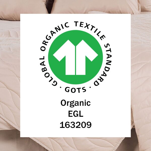 Ravna plahta Organic Lia – Smeđa