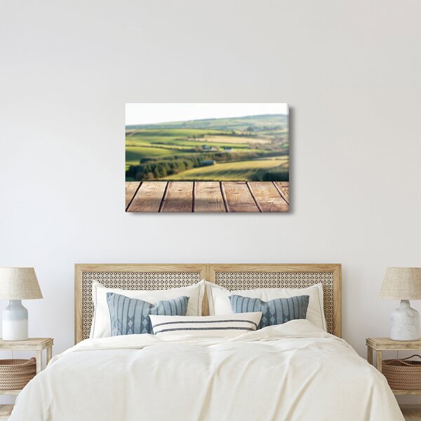 Slika - Pogled na krajolik (90x60 cm)