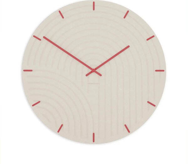 Zidni sat Luxhora Arcadia White 7 boja kazaljki