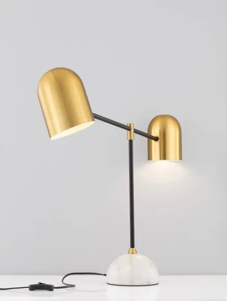 NELA STOLNA LAMPA E27 IP20/ZLATNA & CRNA NL9501231
