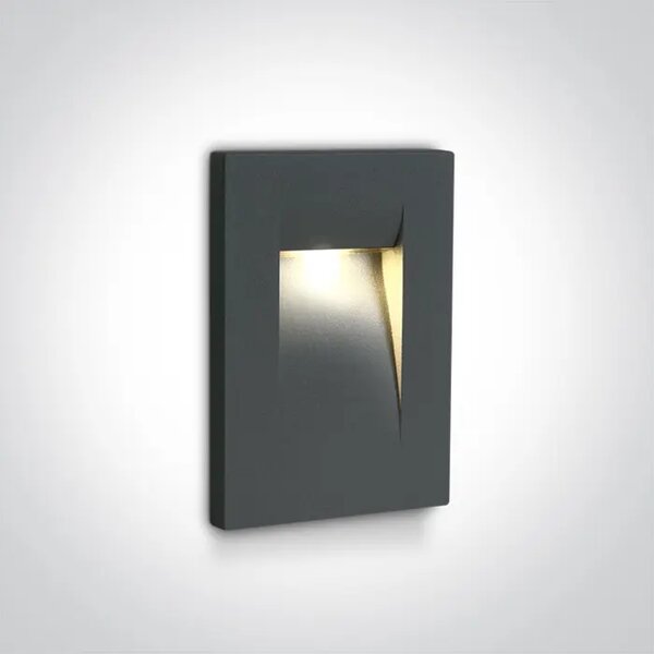 UGRADBENA SVJETILJKA LED/3,6W/3000K/100lm/53°/240V IP65 ANTRACIT DM68062/AN/W