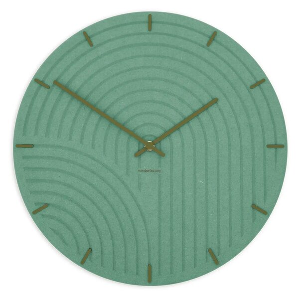 Zidni sat Luxhora Arcadia Mint Green 9 boja kazaljki